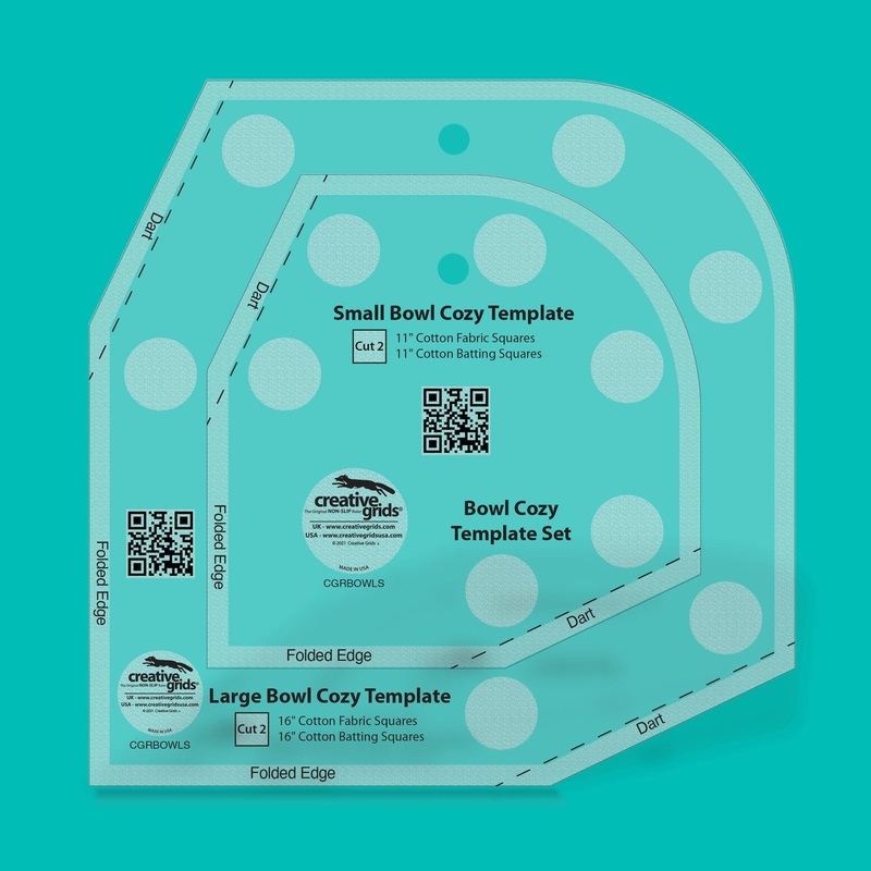Bowl Cozy Template Set Quilting Fabrics, Sewing Tools, Embroidery