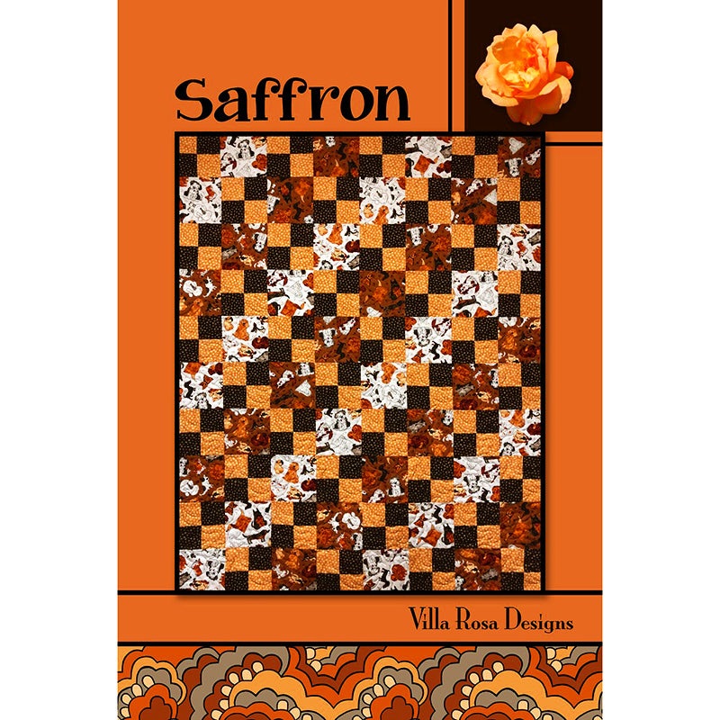Saffron Quilt Pattern - Quilting Fabrics, Sewing Tools, Embroidery ...